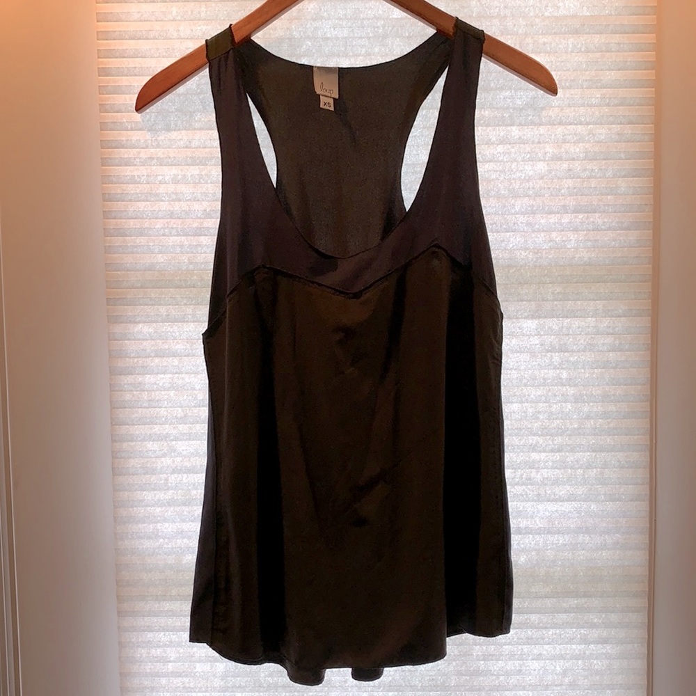 Loup XS layered look silky tank